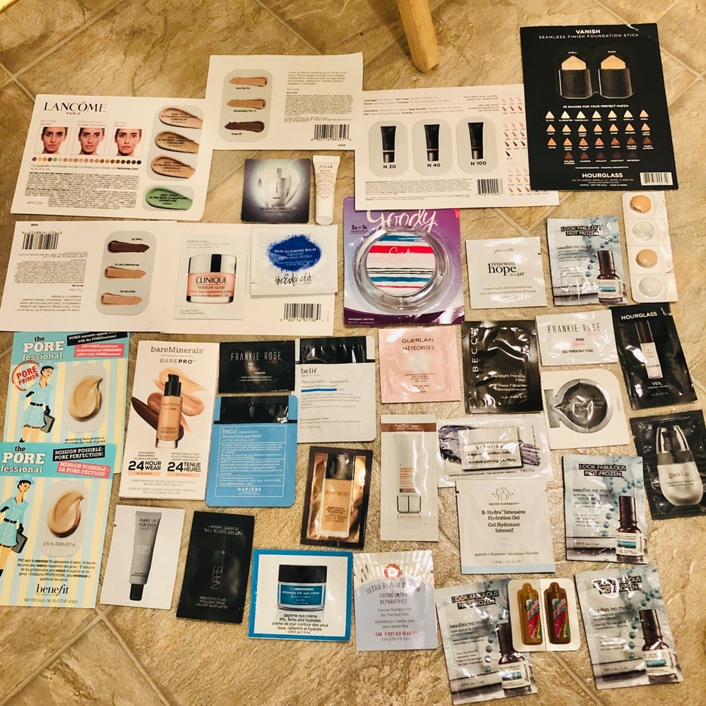 High End Sample Bundle Laura mercier,dr brandt etc